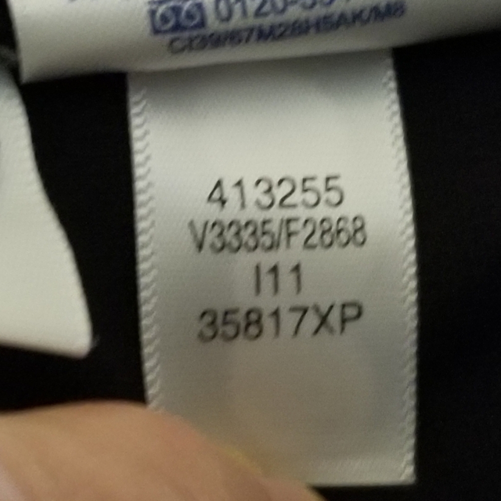 Lands' End NWOT Black Knit Fly Front Business Dress Pants Size 20W/P - Picture 8 of 9
